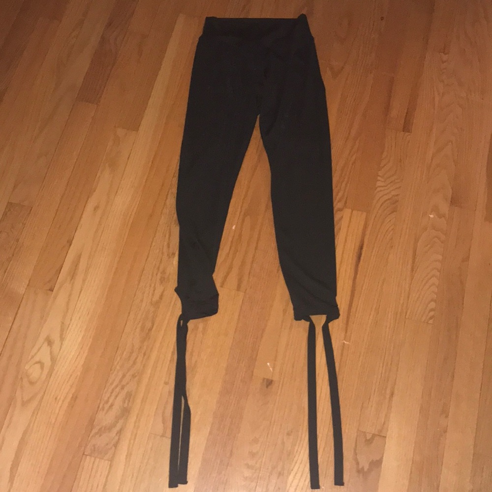 Shein tie bottom regular length leggings